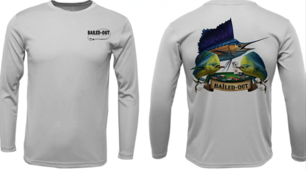 Long Sleeve Performance T "Poker Game"